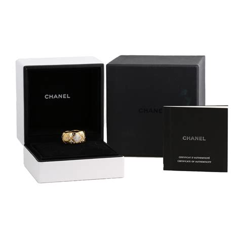 Bijoux Bague Chanel Coco crush d'occasion .